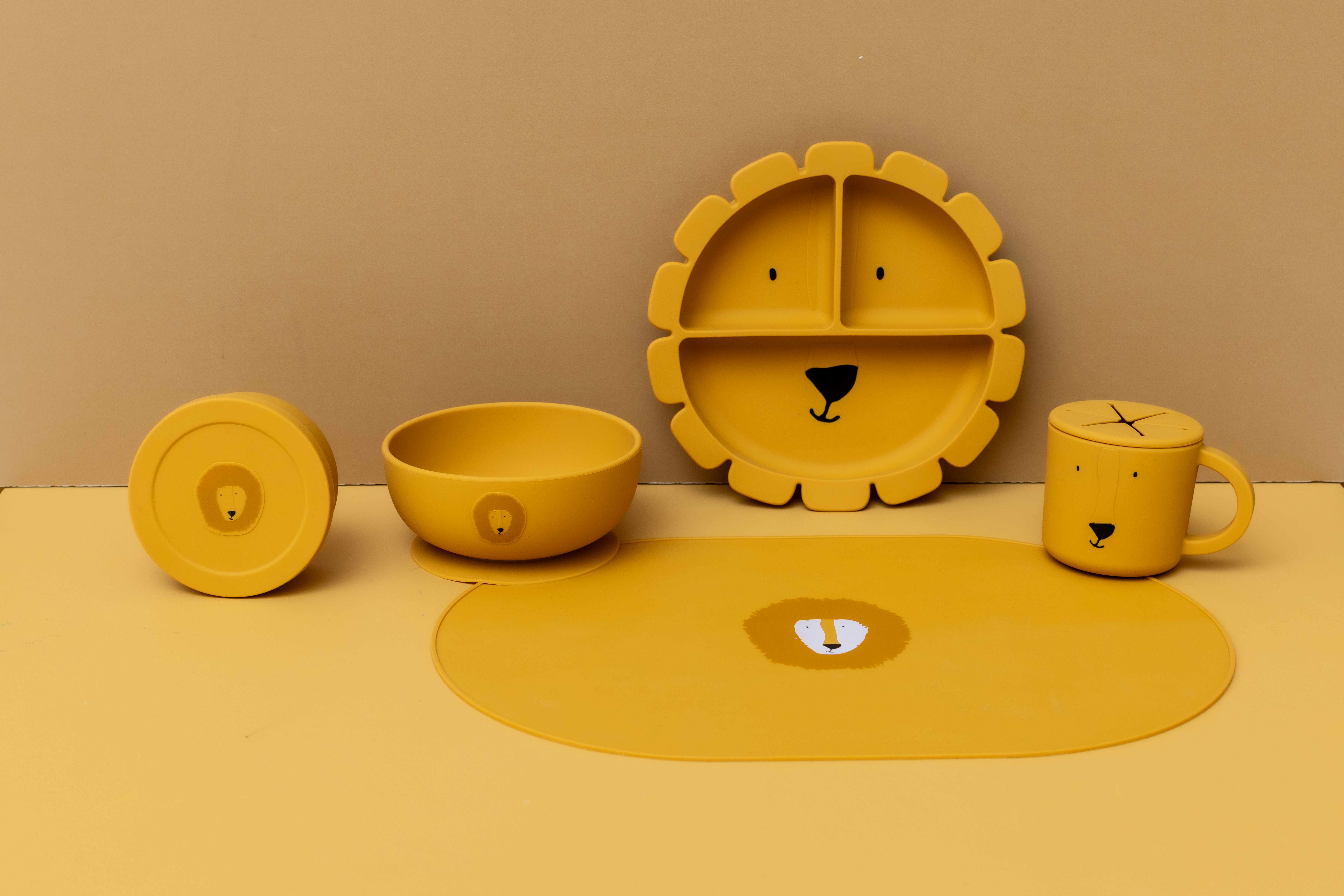 Silicone snack cup - Mr. Lion